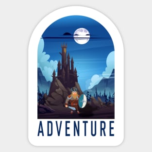 Adventure Vikings Sticker, for Norway lover, Norway Sticker